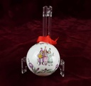 [458119803-1990] Weihnachtskugel Hutschenreuther 1990 Drei musizierende Kinder gebraucht - neuwertig Bild 2