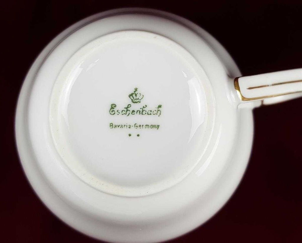 [458119804] Kaffeetasse Tasse Eschenbach Alte Formen Goldbordüre W 555 gebraucht - gut Bild 6