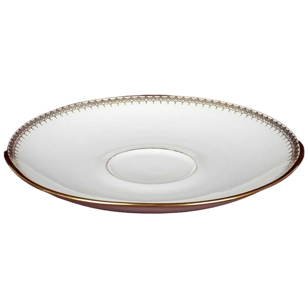 [458119805] Untertasse für Kaffee 14,5 cm Eschenbach Alte Formen Goldbordüre W 555 gebraucht - akzeptabel Bild 2