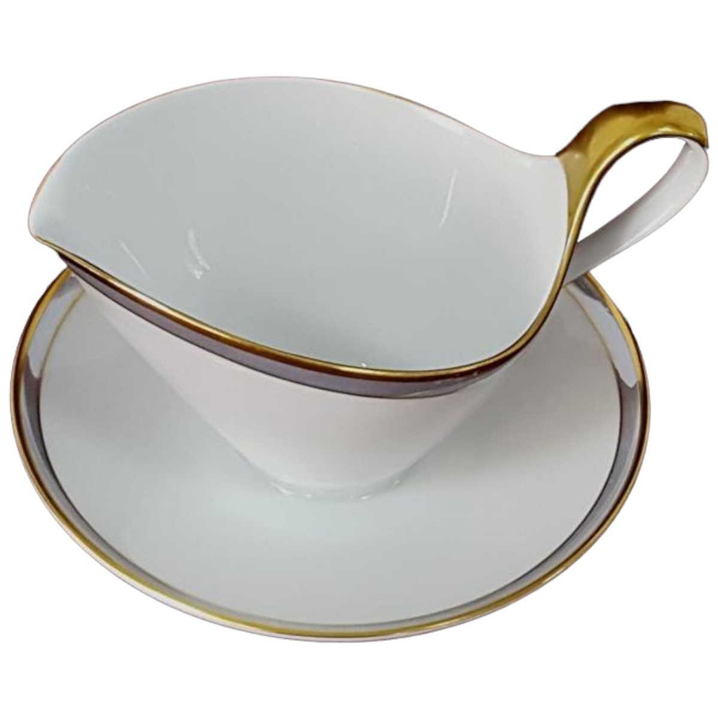 [458119807] Sauciere 1tlg Heinrich Grazie Grauband Gold gebraucht - gut Bild 2