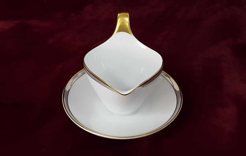 [458119807] Sauciere 1tlg Heinrich Grazie Grauband Gold gebraucht - gut Bild 3