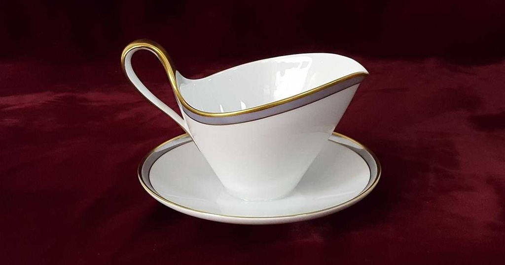 [458119807] Sauciere 1tlg Heinrich Grazie Grauband Gold gebraucht - gut Bild 4