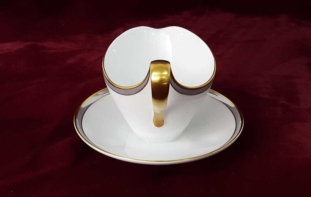 [458119807] Sauciere 1tlg Heinrich Grazie Grauband Gold gebraucht - gut Bild 5