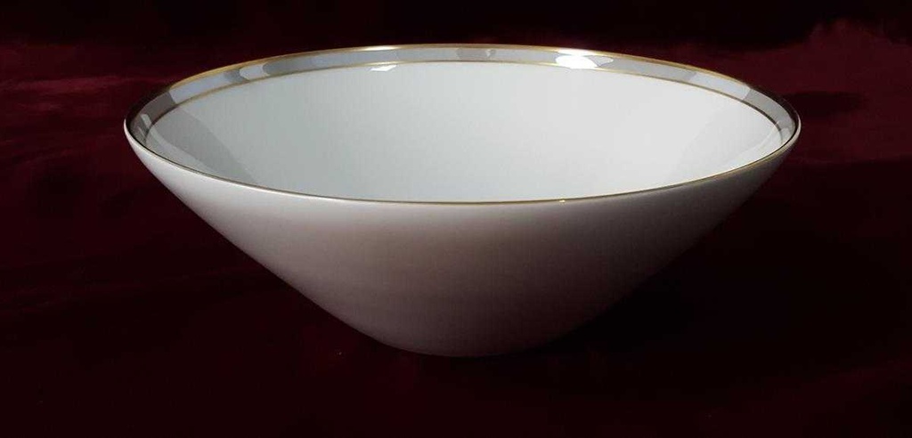 [458119808] Schüssel 21 cm Heinrich Grazie Grauband Gold gebraucht - gut Bild 3