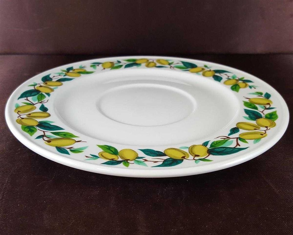 [45811981] Untertasse für Tee 17 cm Villeroy & Boch Salzburg Obstdekor gebraucht - gut Bild 3