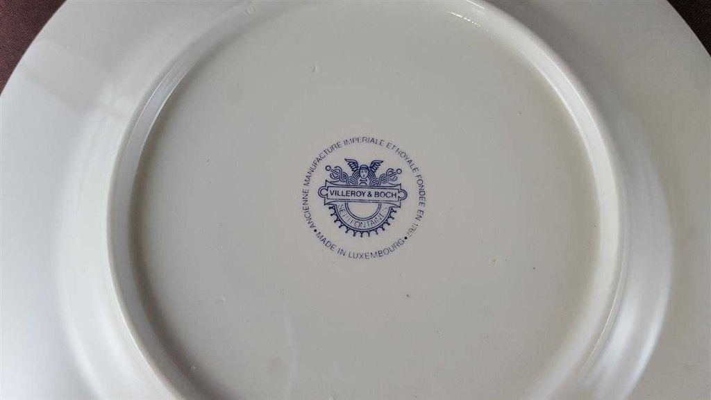 [45811981] Untertasse für Tee 17 cm Villeroy & Boch Salzburg Obstdekor gebraucht - gut Bild 4