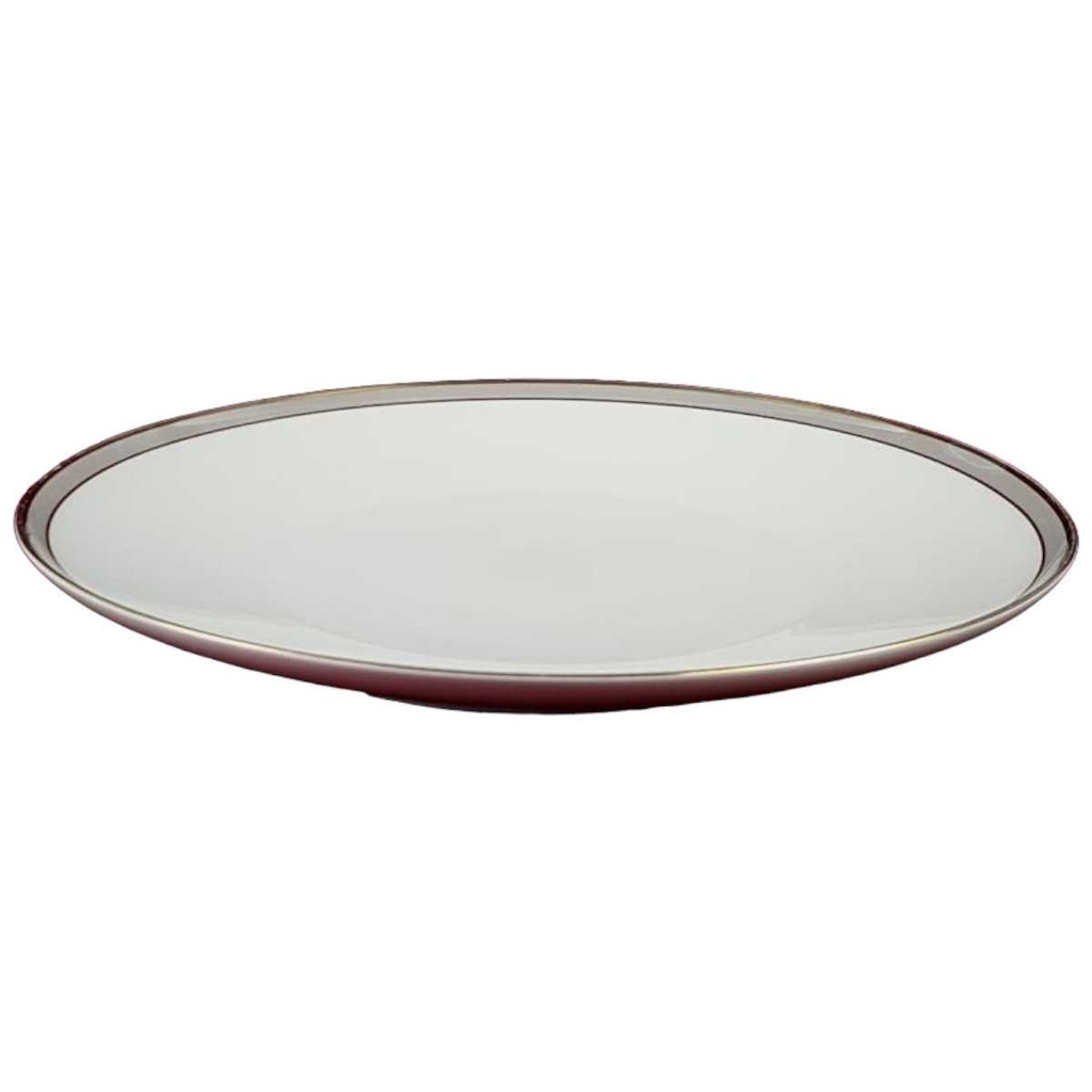 [458119811] Speiseteller Essteller 24,9 cm Heinrich Grazie Grauband Gold gebraucht - gut Bild 2