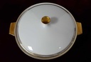 [458119812] Ragoutterrine Servierschüssel 1,2 L Heinrich Grazie Grauband Gold gebraucht - gut Bild 3