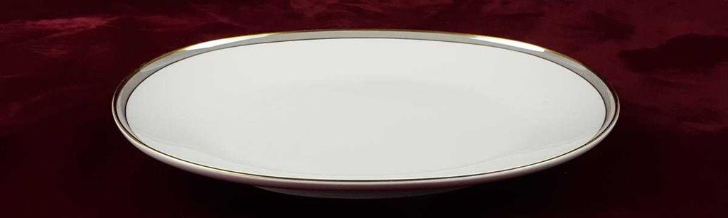 [458119813] Fleischplatte Steakplatte 29,2x22 cm Heinrich Grazie Grauband Gold gebraucht - gut Bild 3