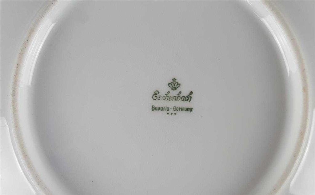 [458119820] Schüssel 24,8 cm Eschenbach Alte Formen karierte Muster Weiß gebraucht - gut Bild 4