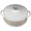 [458119821] Suppenterrine Suppenschüssel 1,5 L Eschenbach Alte Formen karierte Muster Weiß gebraucht - gut Bild 2