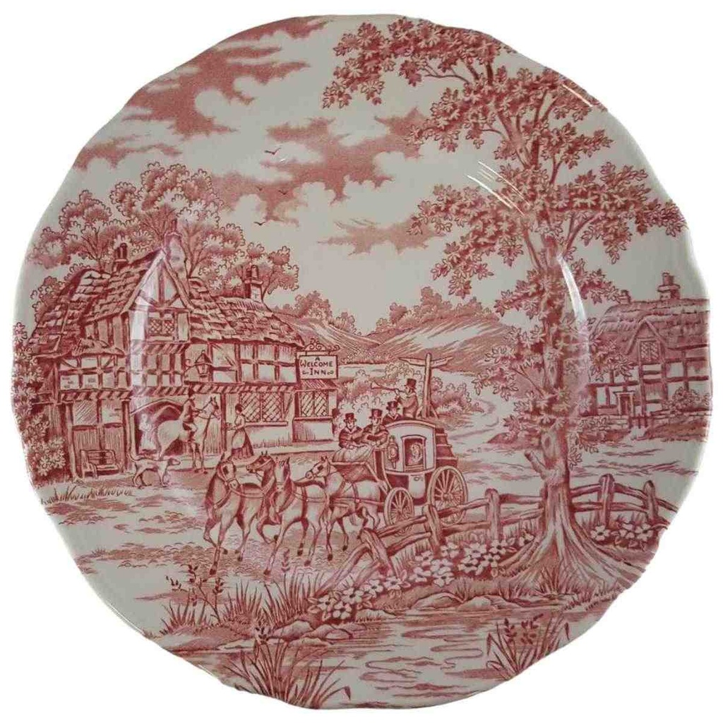 [458119849] Kuchenteller Dessertteller Myott Coaching Days Rot Bild 2