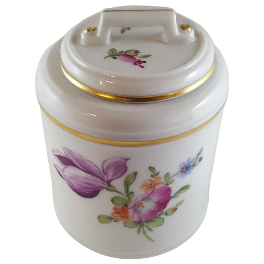 [45811998] Zuckerdose Höchst Blumendekor Blumen gebraucht - neuwertig Bild 2