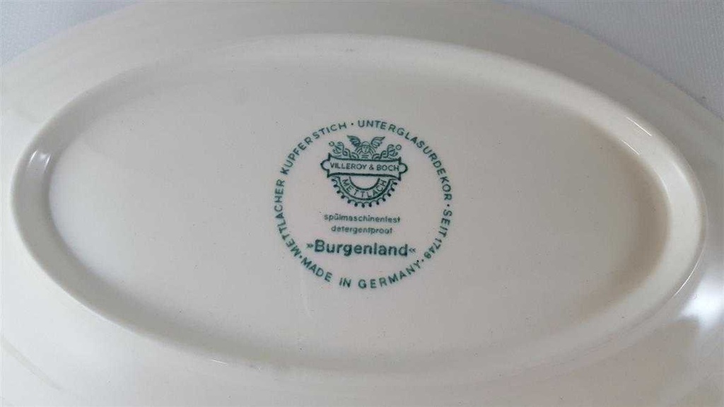 [2118873] Beilagenschale klein 23x13,5 cm Villeroy & Boch Burgenland Grün gebraucht - sehr gut Bild 4