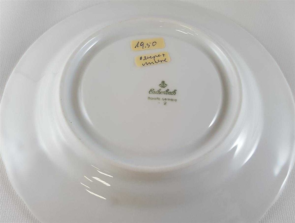 [45812026] Untertasse für Suppe Eschenbach Bayreuth Veilchen Dekor 1 gebraucht - neuwertig Bild 5
