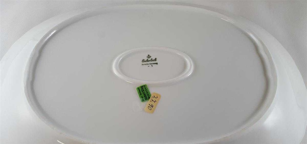 [45812033] Fleischplatte 33x23,5 cm Eschenbach Bayreuth Veilchen Dekor 1 gebraucht - neuwertig Bild 5