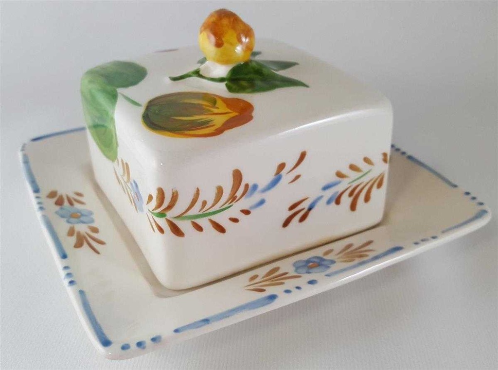 [45812043] Butterdose Butterglocke Simpsons Ltd Chanticleer Ware Belle Fiore gebraucht - gut Bild 3