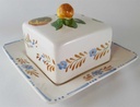 [45812043] Butterdose Butterglocke Simpsons Ltd Chanticleer Ware Belle Fiore gebraucht - gut Bild 4
