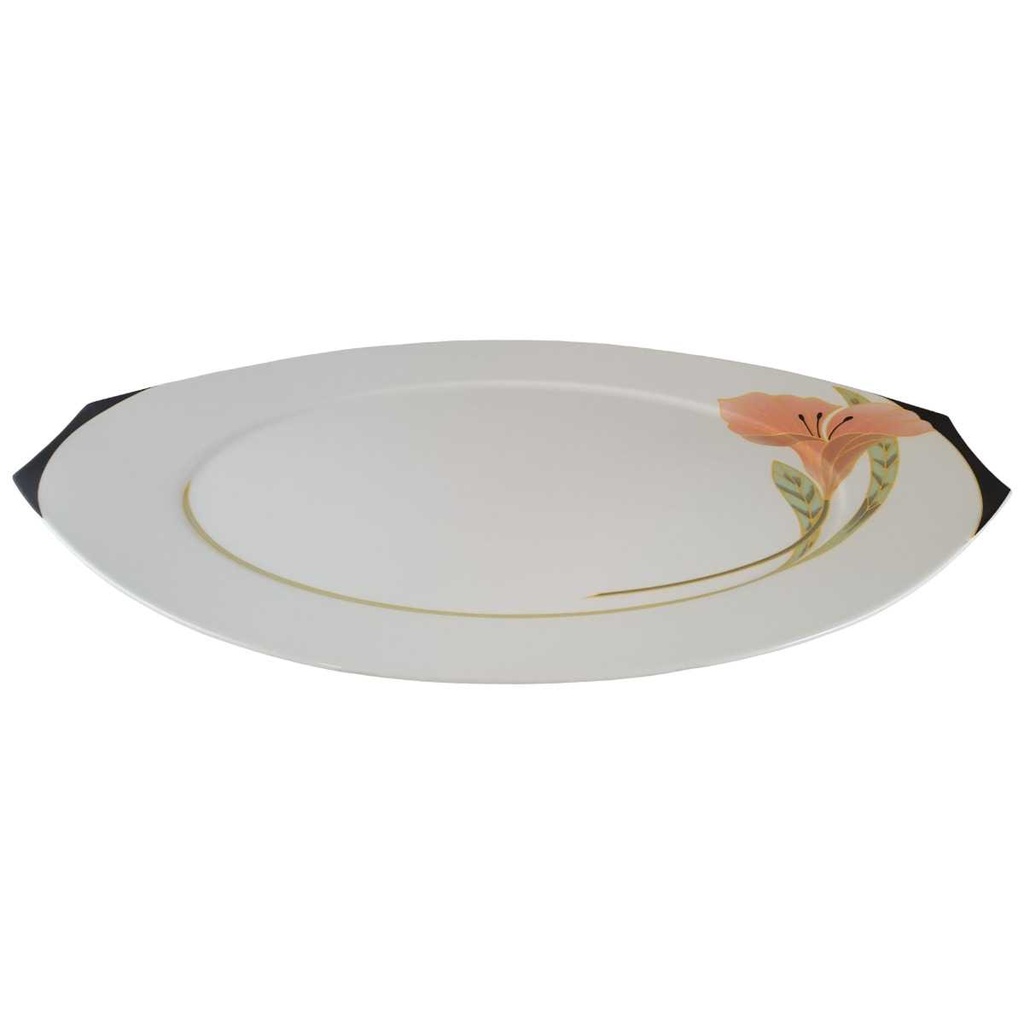 [45812047] Servierplatte Speiseplatte Fleischplatte Steakplatte 36x24,3 cm Villeroy & Boch Iris gebraucht - neuwertig Bild 2