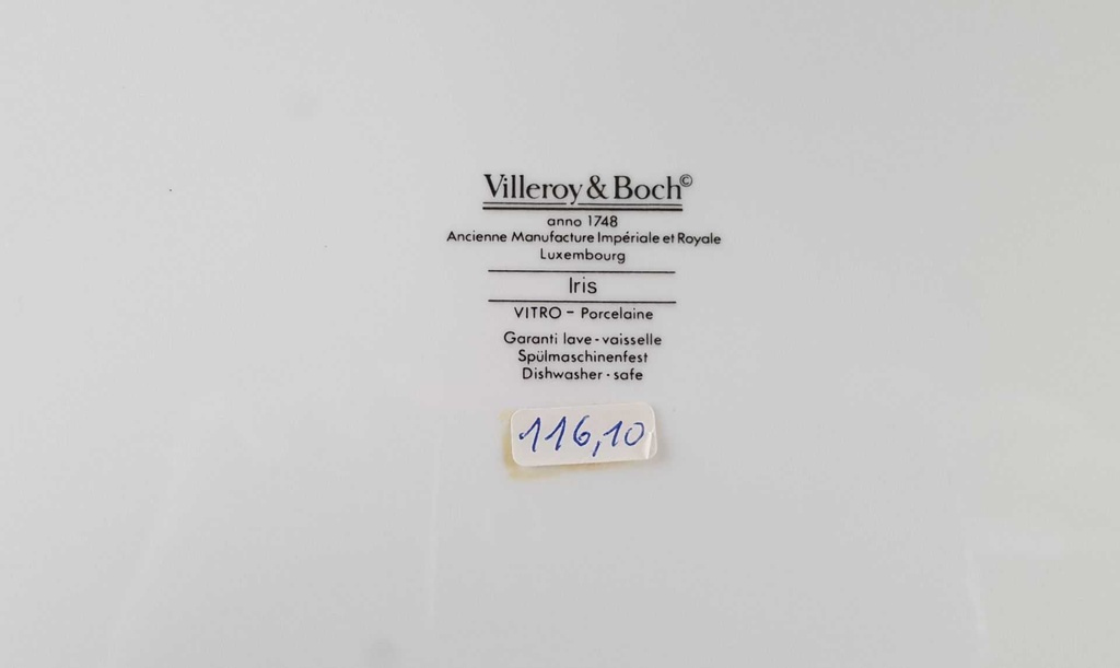 [45812048] Dessertteller Tortenplatte Kuchenplatte Tortenständer Villeroy & Boch Iris gebraucht - neuwertig Bild 5