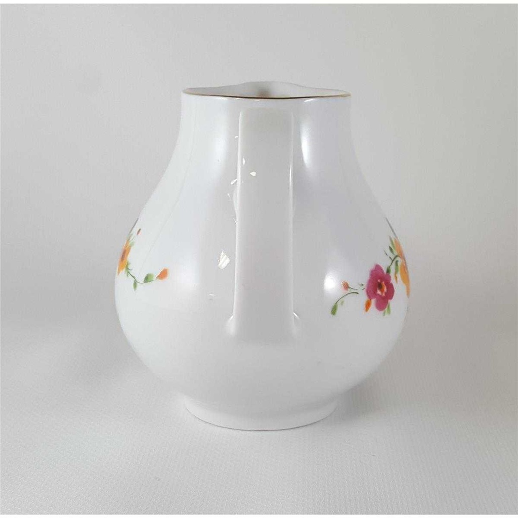 [45812057] Milchkännchen Goldrand Graf von Henneberg Blumendekor Blumen gebraucht - sehr gut Bild 4