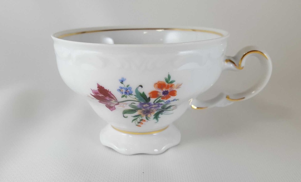 [45812073] Kaffeegedeck 3tlg Weimar Porzellan Katharina Sommerblüte gebraucht - neuwertig Bild 3