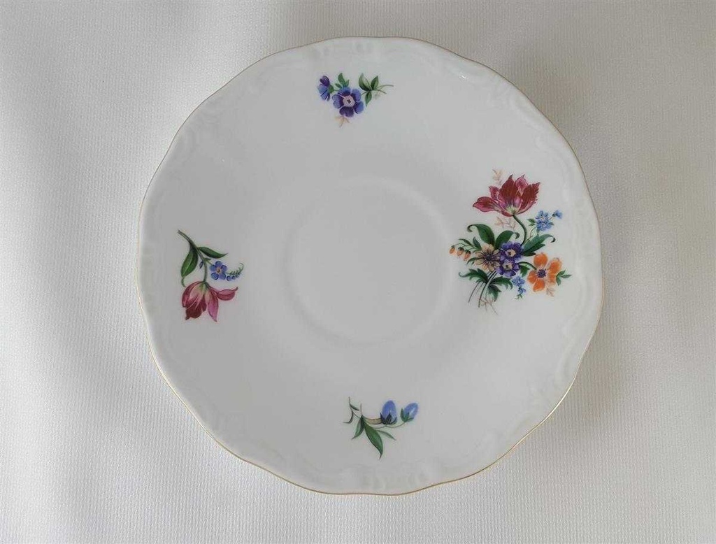 [45812073] Kaffeegedeck 3tlg Weimar Porzellan Katharina Sommerblüte gebraucht - neuwertig Bild 6