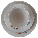 [45812074] Kaffeegedeck 3tlg Weimar Porzellan Katharina Sommerblüte gebraucht - neuwertig Bild 2