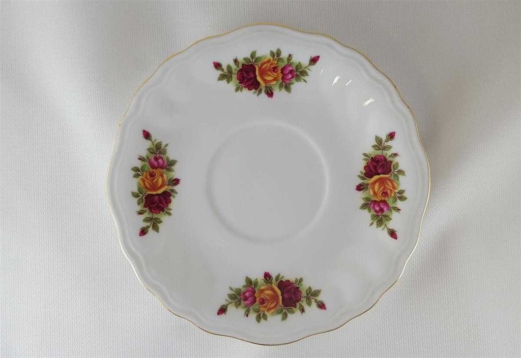 [45812075] Kaffeegedeck Goldrand 3tlg Weimar Porzellan Chateau Rosendekor gebraucht - neuwertig Bild 5