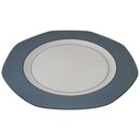 [45812086] Gourmetteller 32 cm AK Kaiser Porzellan Selection grau blau gebraucht - neuwertig Bild 2
