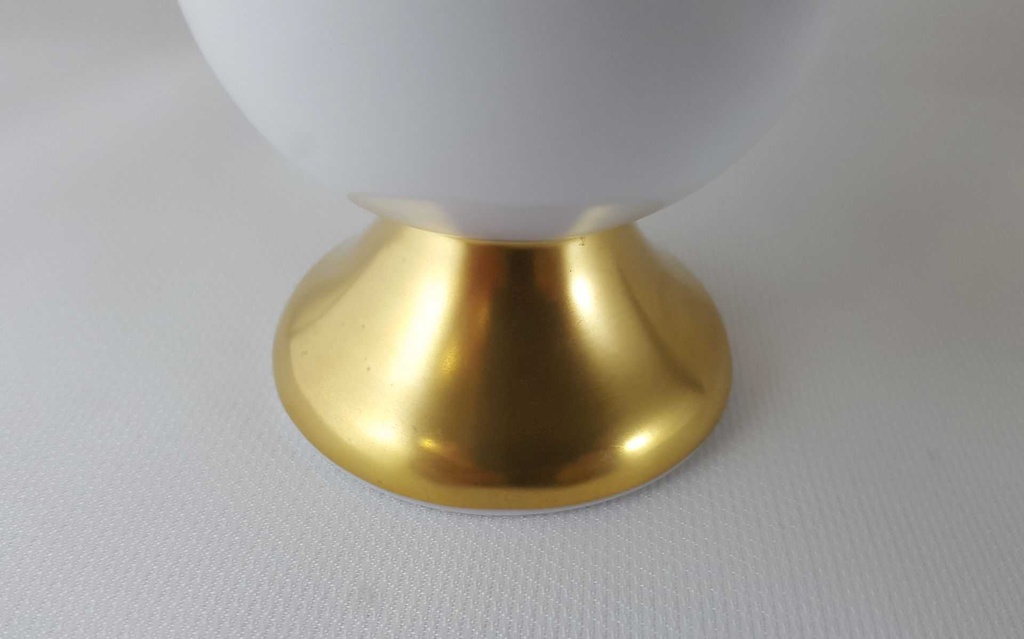 [2118888] Becher Goldrand Weimar Porzellan weiß mit gebraucht - neuwertig Bild 3