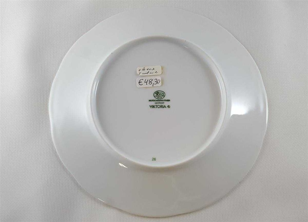[45812091] Suppentasse mit Untertasse Suppengedeck Hutschenreuther Viktoria Verbena Rosa gebraucht - neuwertig Bild 6