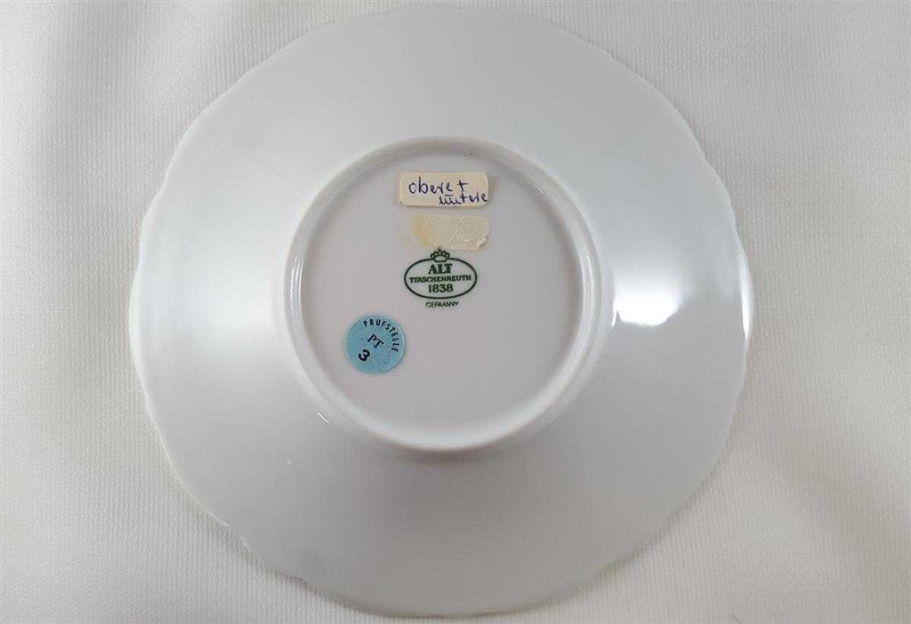 [45812092] Kaffeetasse Kaffeegedeck Kaffeeset Komplett 3tlg Tirschenreuth Baronesse Denise Rot gebraucht - neuwertig Bild 8