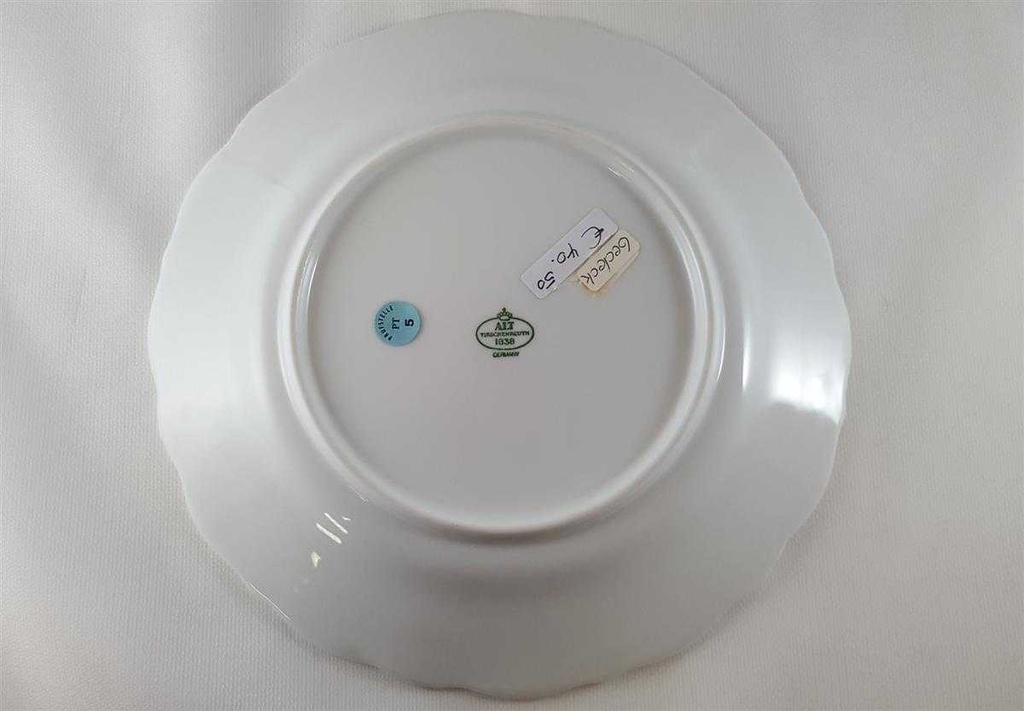 [45812092] Kaffeetasse Kaffeegedeck Kaffeeset Komplett 3tlg Tirschenreuth Baronesse Denise Rot gebraucht - neuwertig Bild 9