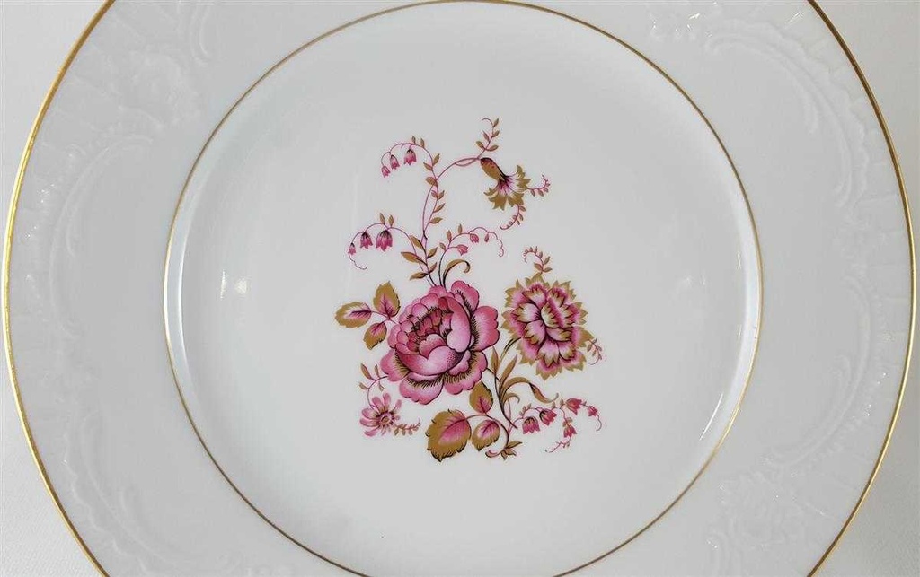 [45812099] Kuchenteller Dessertteller Frühstücksteller 19,5 cm Fürstenberg Philippine Schloß Langeleben gebraucht - neuwertig Bild 2