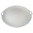 [45812133] Dessertteller Kuchenplatte mit Henkeln Tortenplatte Villeroy & Boch Heinrich Louisenburg Weiß gebraucht - neuwertig Bild 2