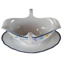 [45812135] Sauciere Schaller Gelbe Blumen Blau gebraucht - neuwertig Bild 2