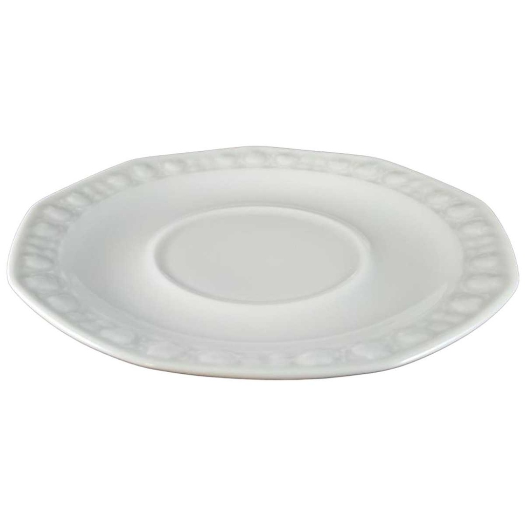 [45812150] Untertasse für Suppe Winterling Röslau Rosenkante Weiß gebraucht - gut Bild 2