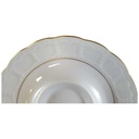 [45812156] Untertasse für Kaffee Goldrand Formano Rialto weiß mit gebraucht - neuwertig Bild 2