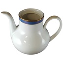 [2118912] Kaffeekanne Kanne 1,25 L Seltmann Weiden Vohenstrauß Strichmuster Blau Gold gebraucht - neuwertig Bild 2