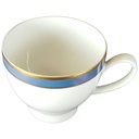 [45812168] Kaffeetasse Tasse Seltmann Weiden Vohenstrauß Strichmuster Blau Gold gebraucht - sehr gut Bild 2