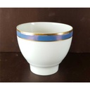 [45812168] Kaffeetasse Tasse Seltmann Weiden Vohenstrauß Strichmuster Blau Gold gebraucht - sehr gut Bild 3