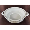 [45812185] Ragoutterrine Suppenterrine Suppenschüssel Servierschüssel 1 L Eschenbach Relief Grau Rand gebraucht - neuwertig Bild 6