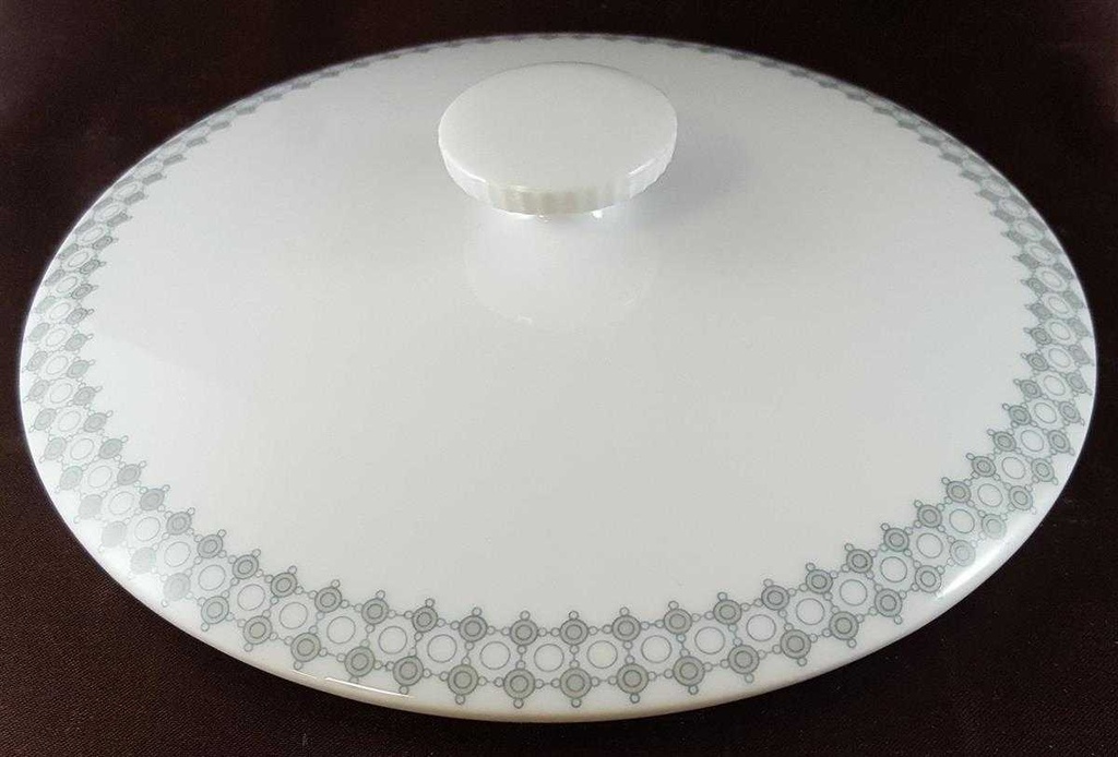 [45812185] Ragoutterrine Suppenterrine Suppenschüssel Servierschüssel 1 L Eschenbach Relief Grau Rand gebraucht - neuwertig Bild 7