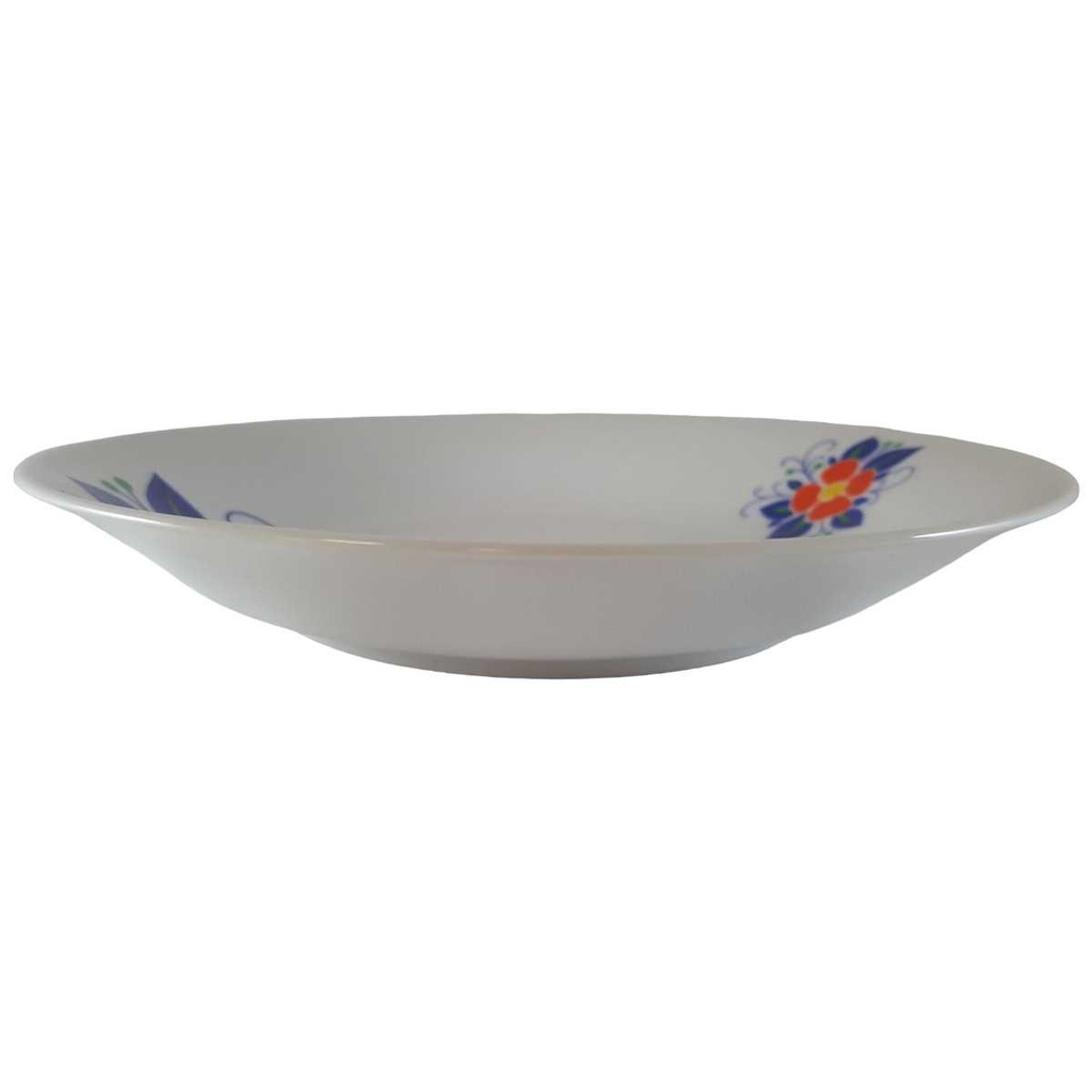 [45812188] Suppenteller 22 cm Winterling Marktleuthen Blumenmotiv bunt gebraucht - gut Bild 2