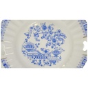 [45812195] Kuchenplatte mit Henkeln Seltmann Weiden Dorothea China Blau gebraucht - gut Bild 2