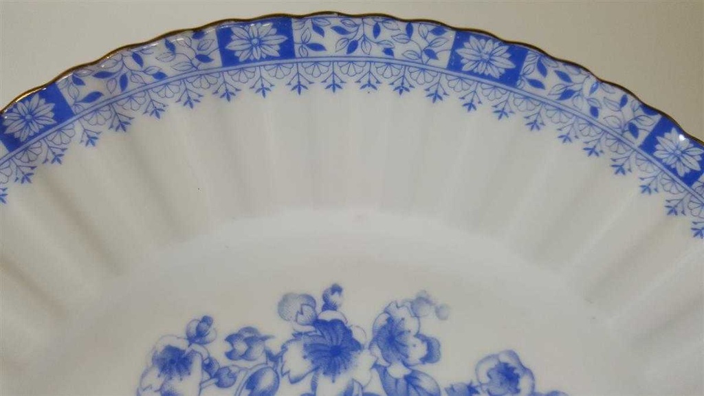 [45812195] Kuchenplatte mit Henkeln Seltmann Weiden Dorothea China Blau gebraucht - gut Bild 3