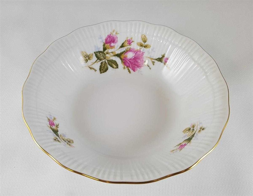 [45812196] Schüssel Goldrand 16 cm Walbrzych Poland Relief Blumendekor Blumen gebraucht - sehr gut Bild 4