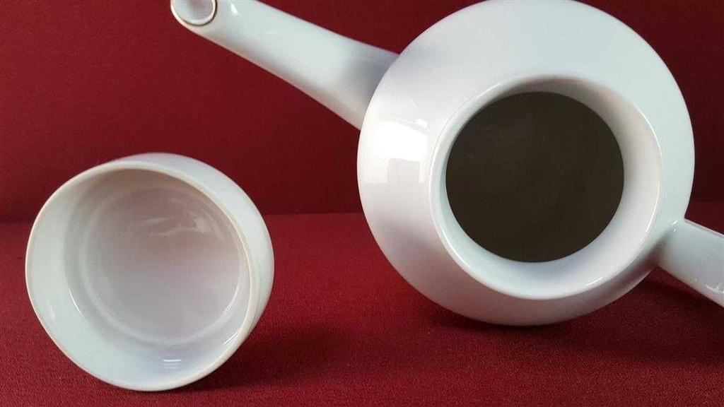 [45812198] Kaffeekanne Kanne Goldrand 1,35 L Arzberg Form 2200 2 mm gebraucht - sehr gut Bild 4