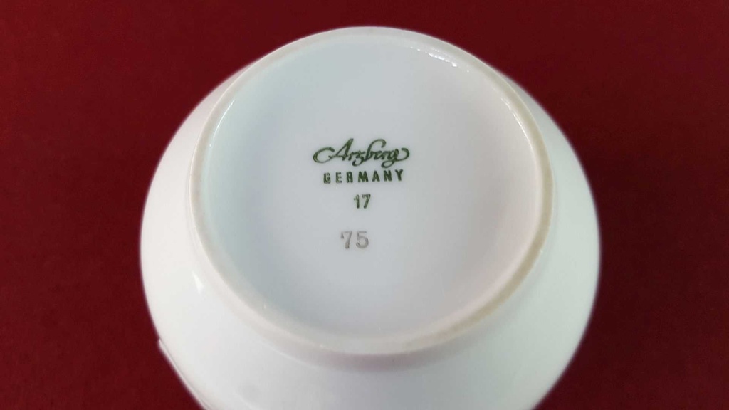 [45812199] Zuckerdose Goldrand Arzberg Form 2200 2 mm gebraucht - sehr gut Bild 5